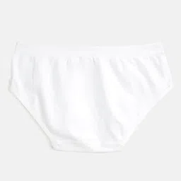 Marks & Spencer Kids Pack of 2 White Solid Briefs image 4