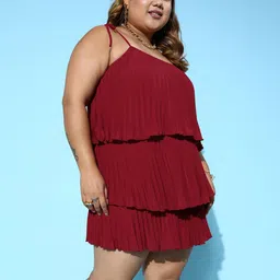 Berrylush Curve Layered A-Line Mini Dress image 5