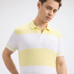 Pepe Jeans Men Striped Polo Collar Cotton T-shirt image 4