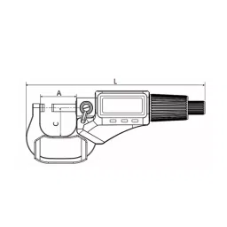 OZAR 75-100 mm Range Digital Outside Micrometer, AMO-9334 image 2