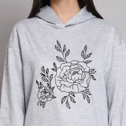 7 ISLANDS Women Printed Hooded Sweatshirt image 4