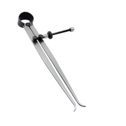 Buyohlic International Inside, Outside & Divider Spring Caliper Set Size 8 inch (200 mm) Silver Color for Fast and Accurate Measurements, DT-K5PR-KCXD (Set of 3) image 4