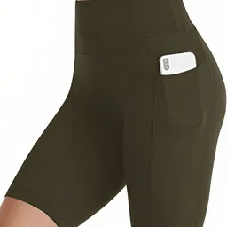 POOJARAN SAREE High Rise Yoga Tights image 2