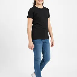 Charm n Cherish Girls Solid T-shirt image 4