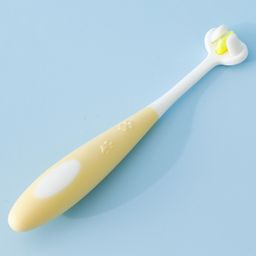 fab n funky Tooth Brush with Ultra Soft Bristles with Paw Design - Yellow-picture-46