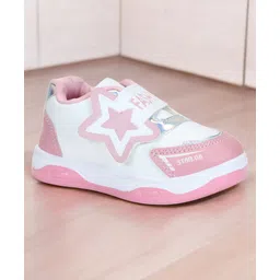 Lil Lollipop Star Applique Detailed With Velcro Closure Shoes - Pink-picture-25