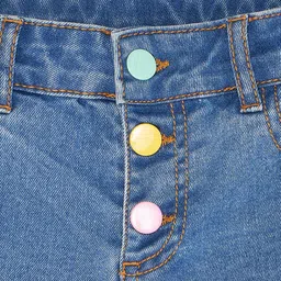 Pantaloons Junior Ombre Shorts - Dark Blue image 3