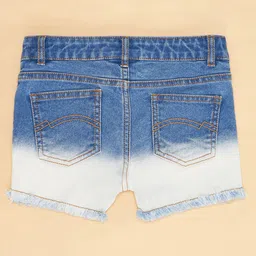Pantaloons Junior Ombre Shorts - Dark Blue image 5