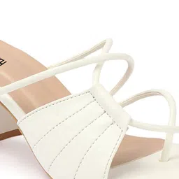 DressBerry Party Block Sandals with Bows image 4