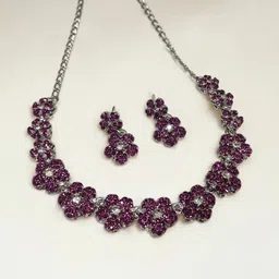 Women Click Stone studded Jewellery Set-picture-25