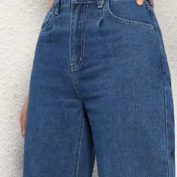 NU CLOTHS Women Comfort Wide Leg High-Rise Stretchable Jeans image 2