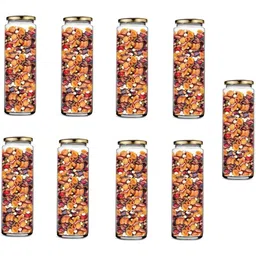 1ST TIME Set Of 12 Transparent Glass Freezer Safe Water Bottle image 2