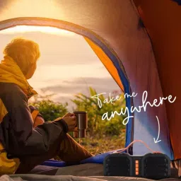 Zebronics Portable Bluetooth Speaker Black & Orange 14 W Mono Channel, Zeb-Sound Feast 51 image 3