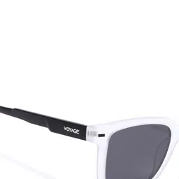 Voyage Unisex Black Lens & Black Square Sunglasses with Frame SV013PMG7420 image 5