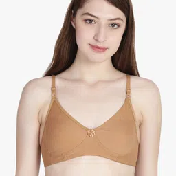 Leading Lady Pack of 2 Non-Padded Cut & Sew T-shirt With Full Coverage Bras COOL-BLK-SKN image 2