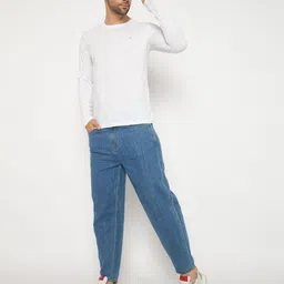 NEVA Men Solid Round Neck Cotton T-shirt image 5