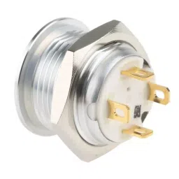 RS PRO Illuminated Push Button Switch Momentary 16 mm Cutout SPST Green Red LED 36 V DC, 1758720 image 5