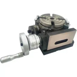 A.D INTERNATIONAL Rotary Milling Table 4 Slot Tilting Horizontal Vertical 4 inch (110 mm) Table Diameter and MT2 Centre Bore, 20-RT-501 image 4