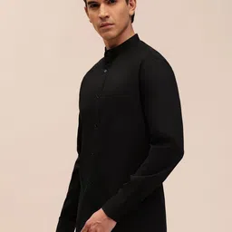 RAYNE BLACK Men Smart Slim Fit Casual Shirt image 5