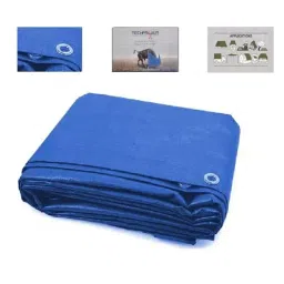 DDRS TECHPAULIN Virgin Cross Laminated(MLCL) Plastic Tarpaulin ‎(Tripal) Blue 150 GSM & 6.40 x 4.57 m (‎21 x 15 ft) Size, DDRSMLCL150-21X15 image 3