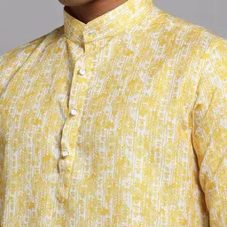 TRYBUY.IN Men Geometric Printed Full Sleeves Kurta image 5