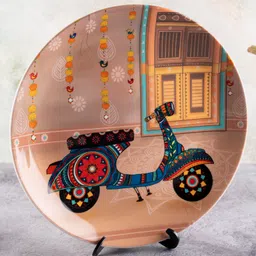 Kolorobia Rejoicing Scooter Ride Decorative Wall Plates-picture-17