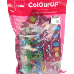Cello ColourUp Dough with 6 Modelling Dough & 2 Moulds Pack of 10 - Multicolor image 2