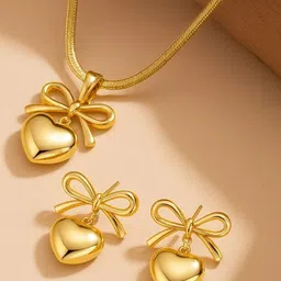 Jewelaa Gold-Plated Anti Tarnish Jewellery Set-picture-24