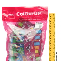 Cello ColourUp Dough with 6 Modelling Dough & 2 Moulds Pack of 10 - Multicolor image 3