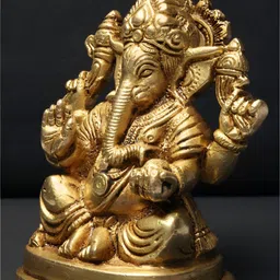 Exotic India Gold-Toned Religious Idol Showpiece-picture-31