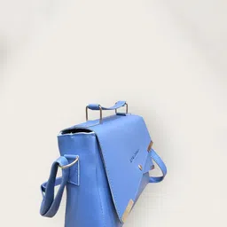 ROYAL CHAALS Brand Logo Self Design Structured Sling Bag image 4