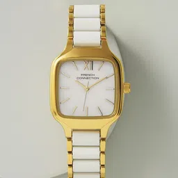 French Connection Women Mother of Pearl Dial & Stainless Steel Bracelet Style Straps Analogue Watch-picture-27