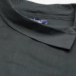 RACHNA Grey Solid Crop Top image 2