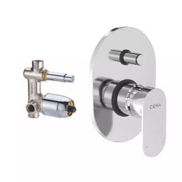 CERA CURVE Diverter Single Lever Exposed Part + Concealed Part Wall Mount Chrome, F1023701+F4010110-picture-19