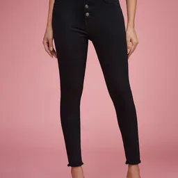 Miss Chase Women Skinny Fit High-Rise Stretchable Jeans-image-76