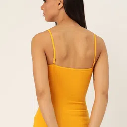 Lady Lyka Women Pack Of 3 Solid Adjustable Straps Camisoles CAMI-04-MSTD-ORG image 4