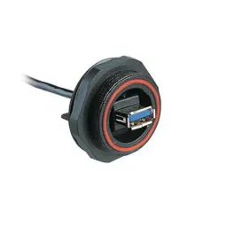 BULGIN LIMITED Straight Panel Mount Socket- Single Port Type Type A 3 IP68 USB Connector, PX0849/A3-image-22