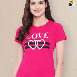Metronaut Women Typography 2 Printed T-shirt-image-79