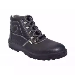 E-VOLT Steel Toe Leather Safety Shoes High Ankle PU Sole Size UK 10 Black, 82164-Universal-picture-46