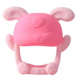 Bembika Bunny Shape Baby Teether Toy -Pink-picture-28