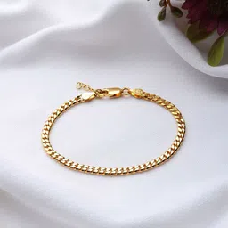 Metronaut 925 Sterling Silver 22kt Gold Plated Link Bracelet-picture-34