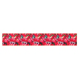 SEJ by Nisha Gupta Floral Red Table Runner - Red image 2
