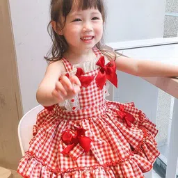 StyleCast x Revolte Checked Applique A-Line Mini Dress image 2