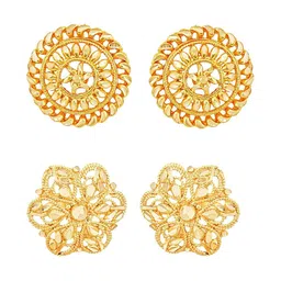 VIVASTRI Women Gold-Plated Alloy Earrings-picture-23