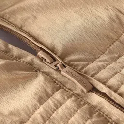 Babyoye Polar Fleece Lined Solid Colored Full Sleeves Hooded Jacket - Metallic Gold image 5