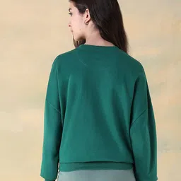 Flying Machine Women Graphic Printed Sweatshirt image 2