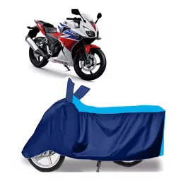 Auto Pearl Two Wheeler Cover for Honda CBR300R - Cyan, Blue-picture-45