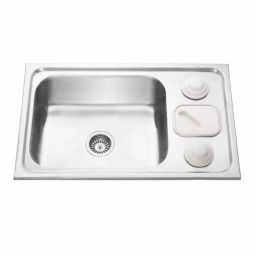 Jayna Signature Collection Zodiac 32x20 inch Matt Finish Stainless Steel Single Bowl Kitchen Sink with Garbage Bin, SBGB 01-picture-26