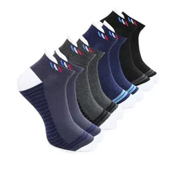 NESKA MODA Men Set of 4 Shoe Liners Cotton Socks image 2