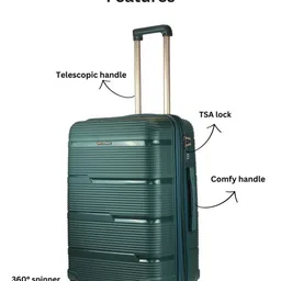 Ligo Bags Hard Sided Cabin Trolley Bag image 3